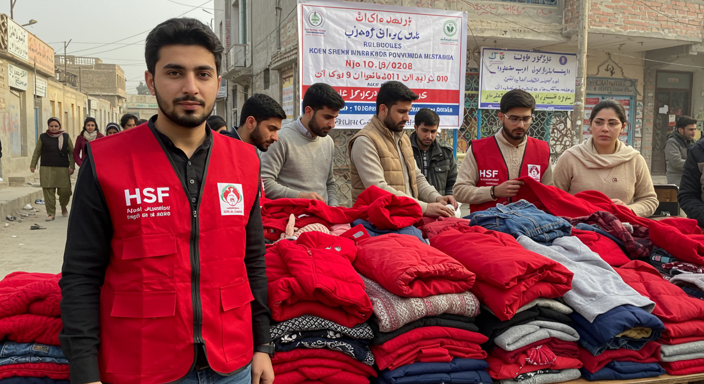 Warm Clothes, Warmer Hearts: HSF’s Clothing Distribution Drive